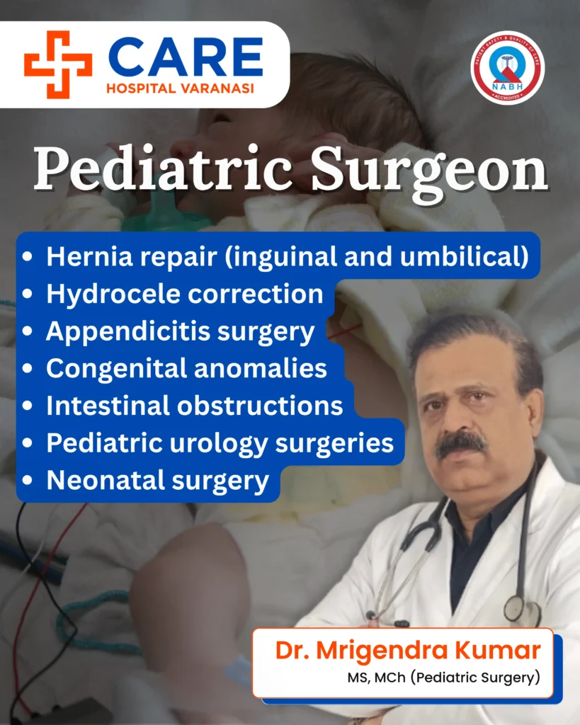pediatric surgery hospital in varanasi